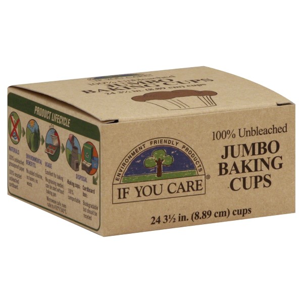 If You Care Unbleached Jumbo Baking Cups