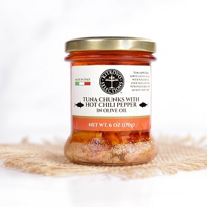 Ritrovo Selections Tuna Chunks with Hot Chili Pepper in Olive Oil