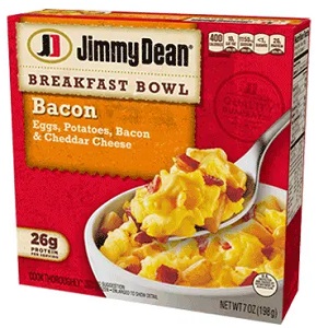 Jimmy Dean Breakfast Bowl Bacon
