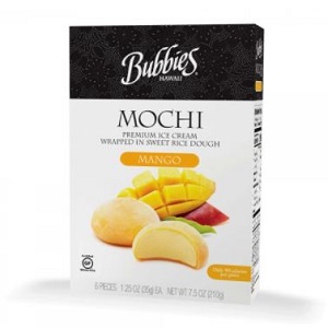 Bubbies Mochi Ice Cream Mango