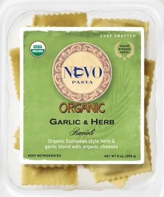 Nuovo Pasta Organic Garlic & Herb Ravioli