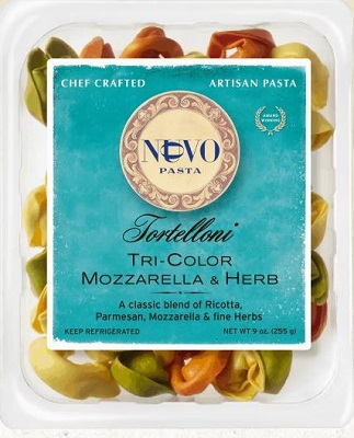 Nuovo Pasta Tri-Color Mozzarella & Herb Tortelloni