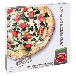 Mandia Stone Baked Cherry Tomatoes & Spinach Pizza