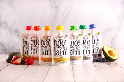Once Upon A Farm Organic Baby Apple & Blueberry Fruit Blend