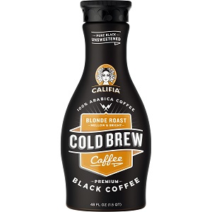 Califia Farms Cold Brew Coffee Pure Black Blonde Roast