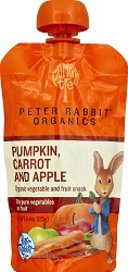 Peter Rabbit Baby Organic Pumpkin, Carrot & Apple puree