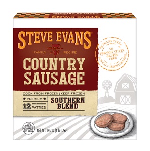 Steve Evans Country Sausage Patties - Southern Blend