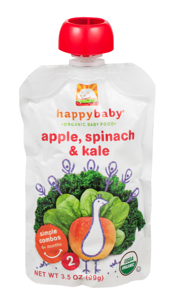 Happy Baby Stage 2 Apple, Spinach, & Kale