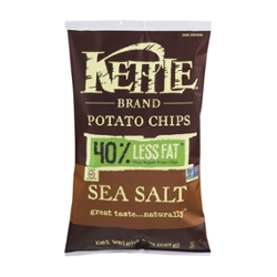 Kettle Brand Potato Chips - Reduced Fat Sea Salt