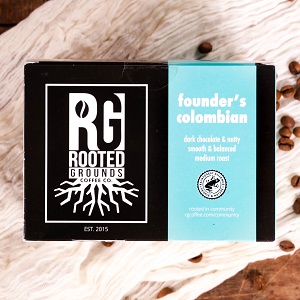 Rooted Grounds Coffee Co Founder's Colombian Single Serve Pods