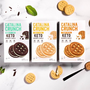 Catalina Crunch Vanilla Creme Keto Sandwich Cookies