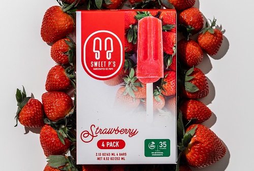 Sweet P's Ice Pops Strawberry