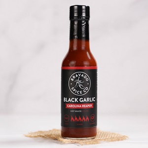 Bravado Spice Co Black Garlic Carolina Reaper Hot Sauce