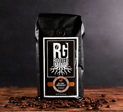 Rooted Grounds Coffee Co Whole Bean All Day Breakfast