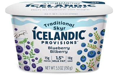 Icelandic Provisions Traditional Skyr Blueberry Bilberry