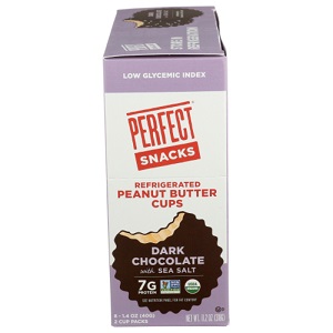 Perfect Snacks Dark Chocolate with Sea Salt Peanut Butter Cups Case