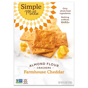 Simple Mills Farmhouse Cheddar Almond Flour Crackers