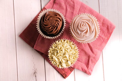 Purely Sweet Bakery Vegan Gluten Free Buckeye Cupcake