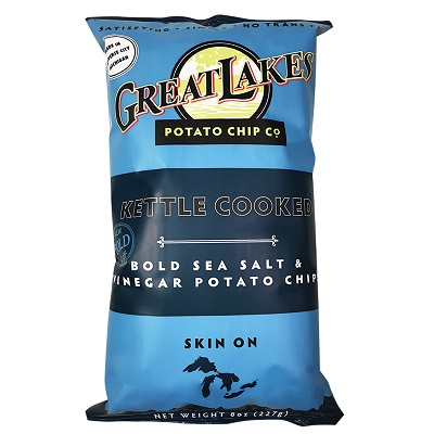 Great Lakes Kettle Potato Chips Bold Sea Salt & Vinegar