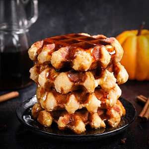 Taste of Belgium Pumpkin Waffles
