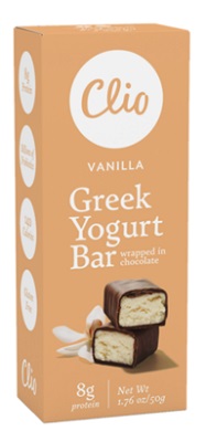 Clio Snacks Greek Yogurt Bar Vanilla