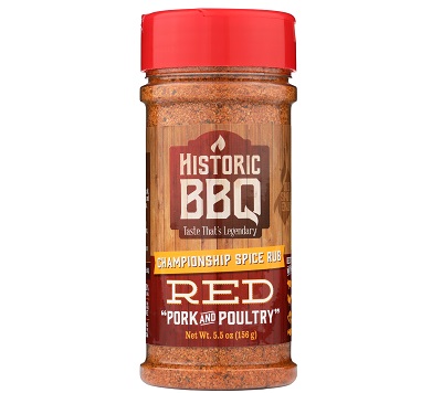 Historic BBQ Red "Pork and Poultry" Spice Rub