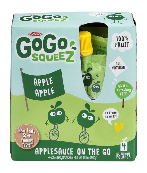 GoGo Squeez Applesauce Pouches No Added Sugar