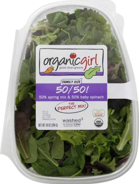 Organic Girl 50/50 Spring Mix & Baby Spinach