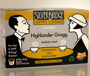 Silver Bridge Flavored Highlander Grogg Coffee Kcups
