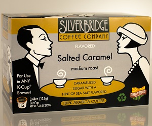 Silver Bridge Flavored Salted Caramel Coffee Kcups