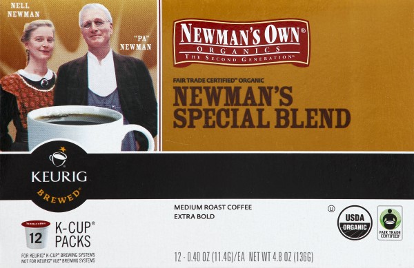 Newman's Own Organic Coffee K-Cups - Special Blend